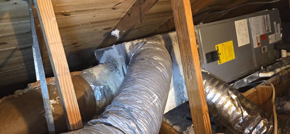 Attic ductwork and system components